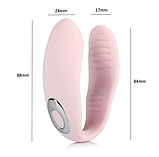 Багатофункціональний подвійний кліторально вагінальний вібратор, одночасна стимуляція клітора та точки G, фото 3
