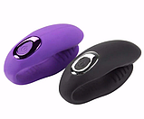 Багатофункціональний подвійний кліторально вагінальний вібратор, одночасна стимуляція клітора та точки G, фото 4