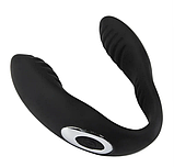 Багатофункціональний подвійний кліторально вагінальний вібратор, одночасна стимуляція клітора та точки G, фото 5