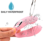 Багатофункціональний подвійний кліторально вагінальний вібратор, одночасна стимуляція клітора та точки G, фото 10