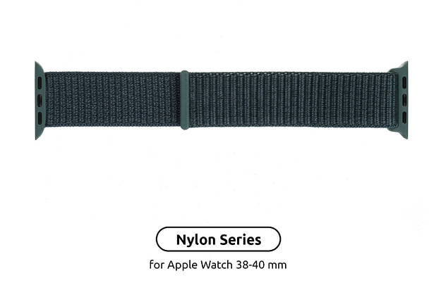 Ремешок Nylon Armorstandart для Apple Watch 38mm 40mm Pine Green (ARM56842), фото 2