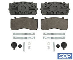 Комплект гальмівних колодок задн/передн SBP SB5000 MAN TGL; MERCEDES ATEGO