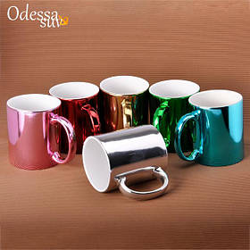 Чашки для сублімації із золотом та срiблом