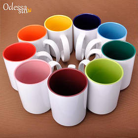 Чашки кольорові і білі BIG (Бос) 425 мл об'єм