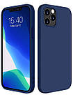 Чохол Silicone Case Full для iPhone 12 Pro Max Blue, фото 2