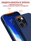 Чохол Silicone Case Full для iPhone 12 Pro Max Blue, фото 3
