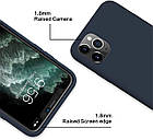 Чохол Silicone Case Full для iPhone 12 Pro Max midnight blue, фото 7