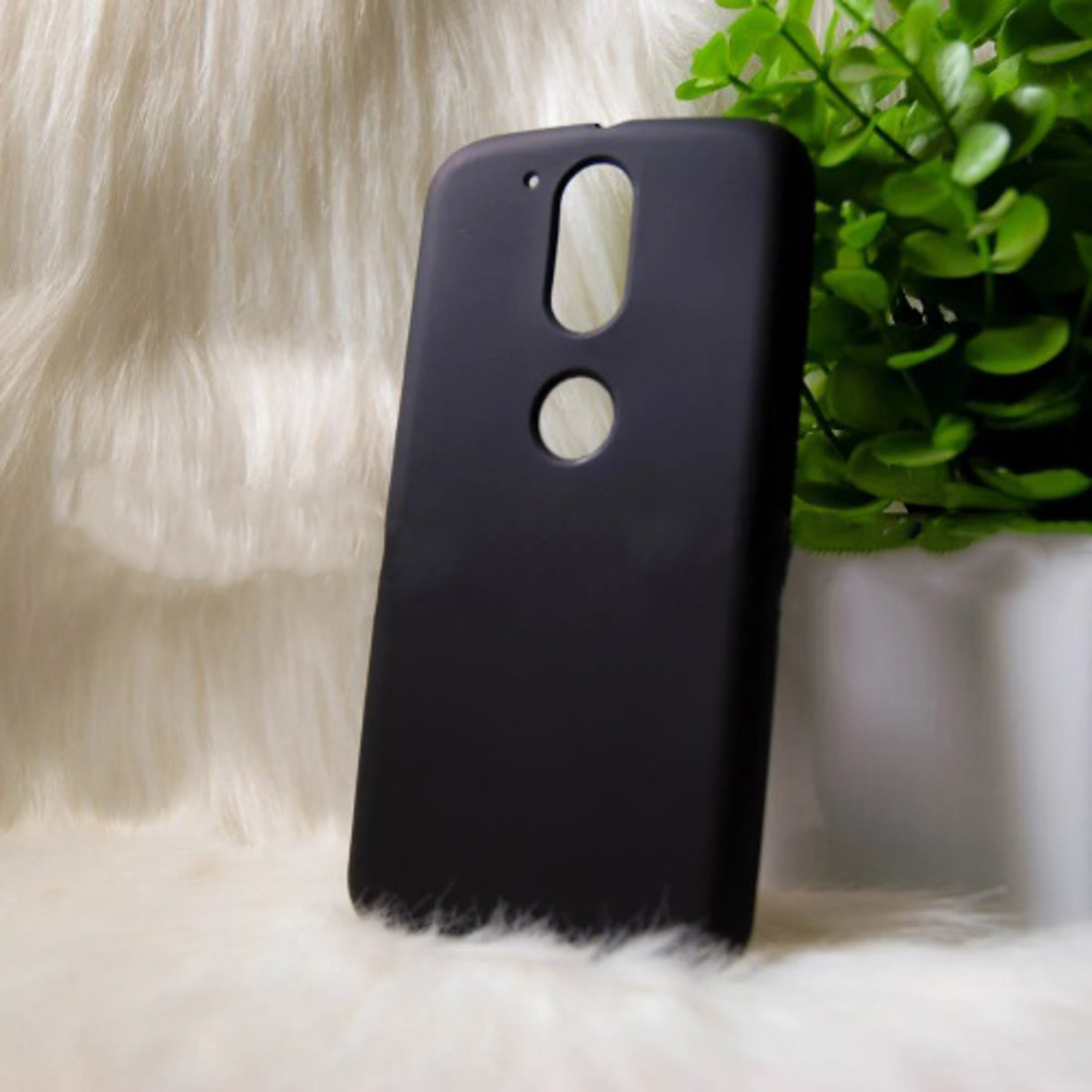 Силіконовий чохол Motorola G4 + "Cool Black Чорний (black)