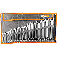 Набір ключів рожково-накидних Richmann 18 шт. 6-24 мм в чохлі (C8343)