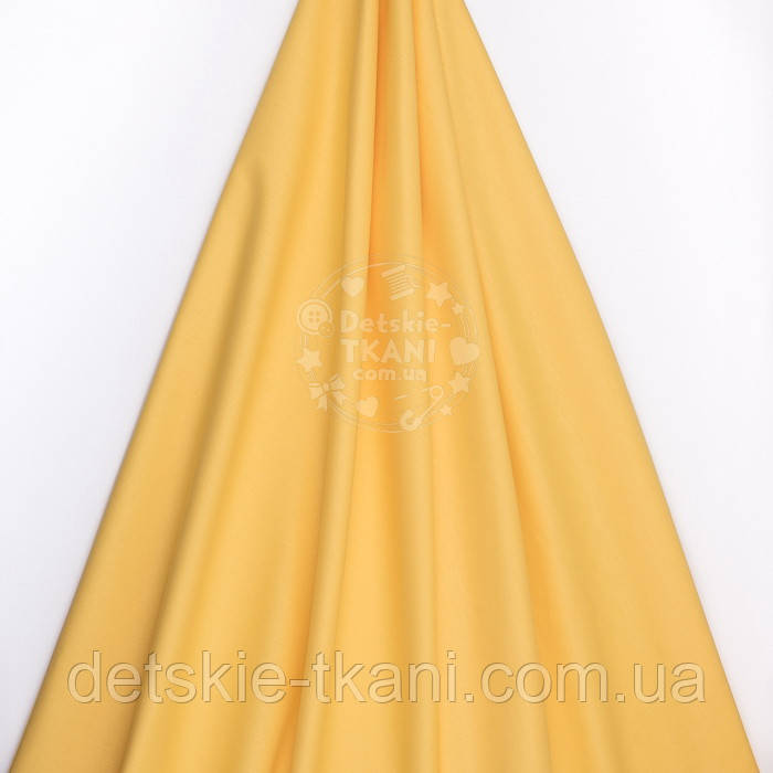 Поплін однотонний, колір жовтий (№3054), фото 1