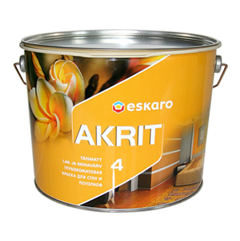 Eskaro Akrit 4 Глибокоматова фарба для стін і стель