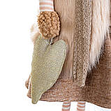 Фігура "Великий олень дівчинка" для новорічного декору 55х16 см (стоїть на ніжках), фото 4