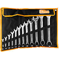 Набір ключів рожково-накидних Richmann 12 шт 6-32 в чохлі (C6344)