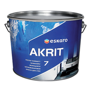 Eskaro Akrit 7 Шовково-матова акрилатна фарба для стін, що миється