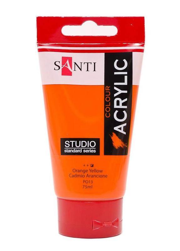 Фарби акрилові "Santi Studio" Кадмій оранжевий , 75 мл, 350984
