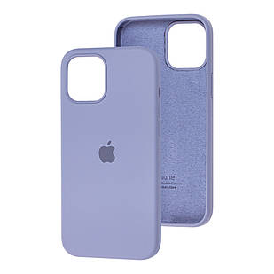 Чохол Silicone Case Full для iPhone 12 Pro Max lavander