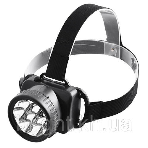 Ліхтар налобний 536-7LED,3хАА