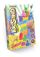 Кинетический песок KidSand коробка 600 гр Danko Toys KS-04-04U игрушка детская антистресс формочки творчество