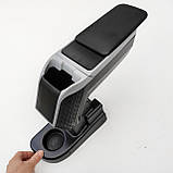 Підлокітник armcik s4 з зсувною кришкою і регульованим нахилом для Renault Zoe 2012-2019, фото 4
