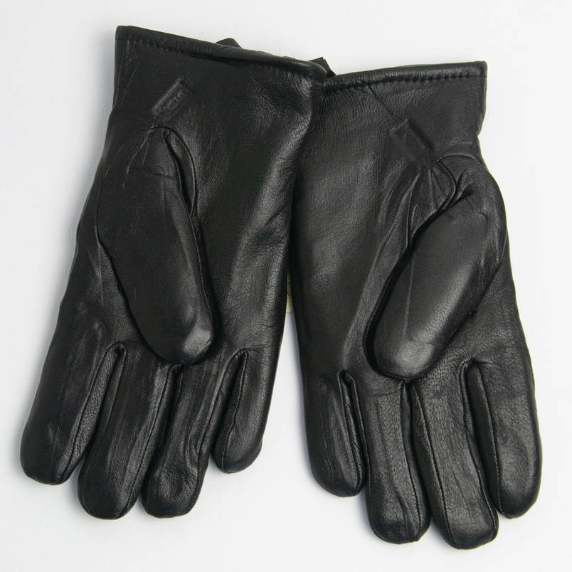 Оптом чоловічі шкіряні зимові рукавички з натуральної шкіри (арт. M20-57-1), фото 2