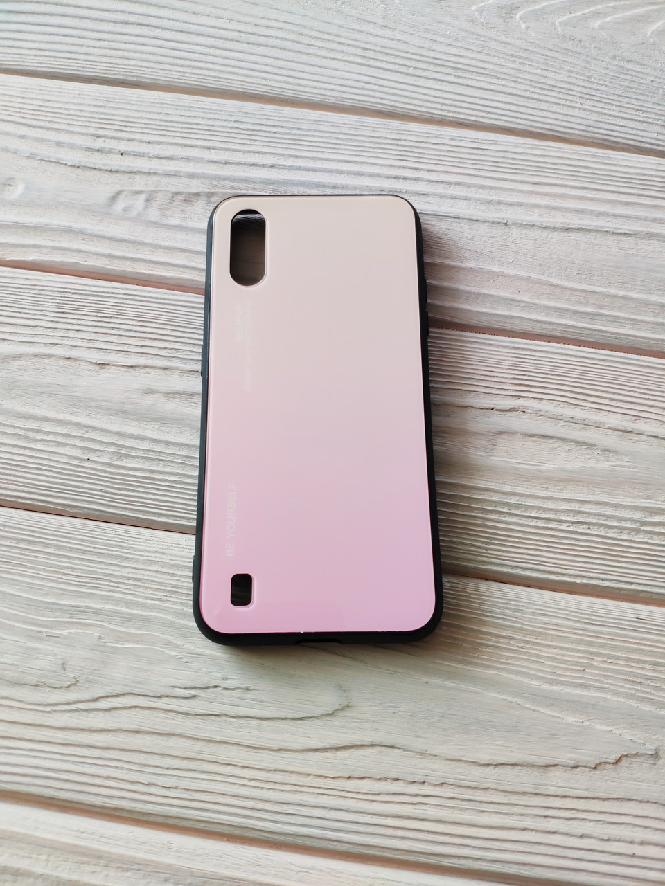 Чохол Gradient для Samsung Galaxy A01 2020 / A015F Gold-pink