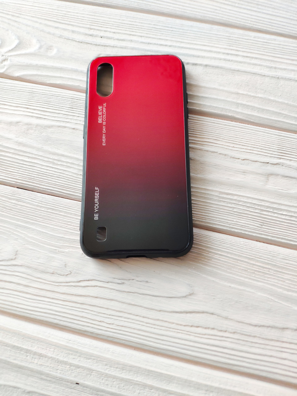 Чохол Gradient для Samsung Galaxy A01 2020 / A015F red-black