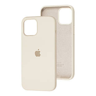 Чохол Silicone Case Full для iPhone 12 Pro Max antique white