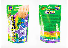 Кінетичний пісок KidSand в пакеті 400 гр Danko Toys KS-03-03 чарівний пісок креативна дитяча творчість для дітей