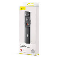 Указка-презентер бездротова BASEUS Orange Dot Wireless Presenter ACFYB-BOG, сіра