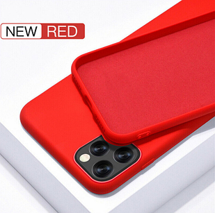 Чохол Silicone Case Full для iPhone 12 Pro Max red