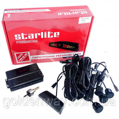 Паркувальний радар (парктронік) STARLITE Premium ST-P4 black на 4 датчики