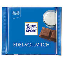 Шоколад молочний Ritter Sport Edel-Vollmilch 100 г Німеччина