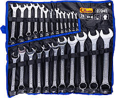 Набір ключів рожково-накидних Richmann 24 шт 6-32 мм в чохлі (C7345)