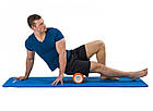 Ролик масажний для йоги, фітнесу РОЖЕВИЙ | Масажер для спини і ніг | Валик для фітнесу масажний, фото 7
