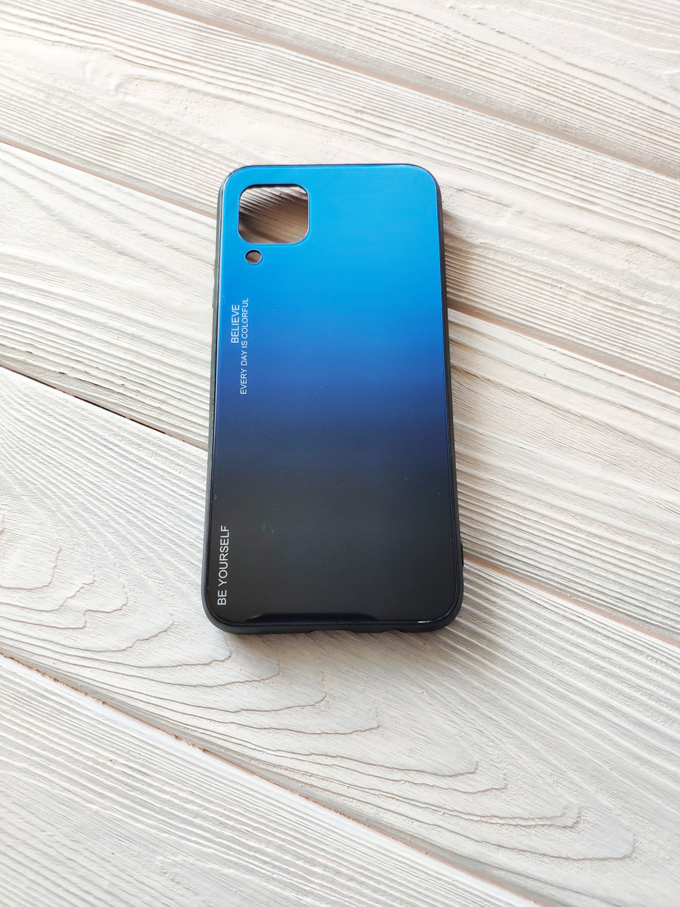 Чохол Gradient для Huawei P40 LIte blue-black