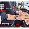 Годинник тактичні чоловічі North Edge Gavia 20BAR компас, барометр, педометр, режим дайвінгу, фото 7