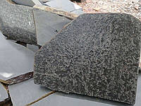 Плити базальтові 4 см / термачені, форматні / камінь для покрокових та садових доріжок