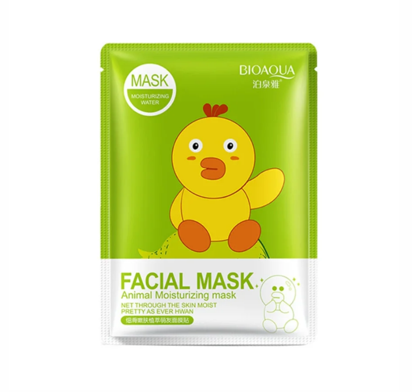 Освітлювальна тканинна маска з лимоном і гранатом Bioaqua Skin Rejuvenation Plant Friends Facial Mask