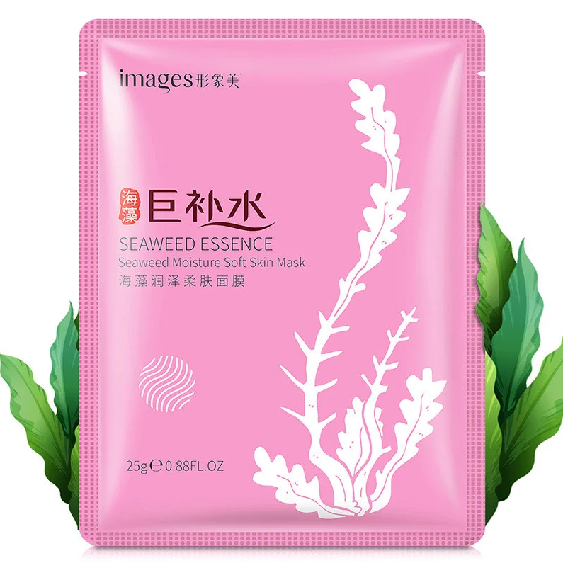 Тканинна маска для обличчя з морськими водоростями Images Seaweed Essence Soft Moisturizing Mask