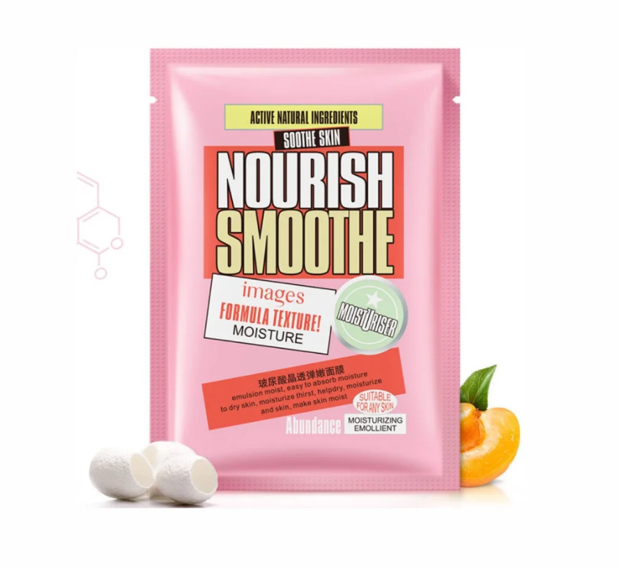 Зволожуюча тканинна маска з протеїнами шовку і персиком Images Peach Nourish Smoothe Mask