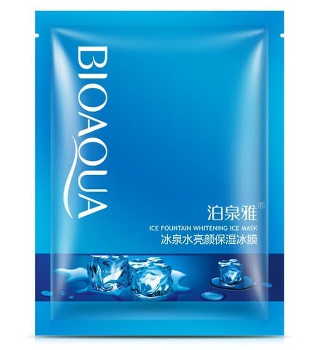 Відбілююча маска для обличчя Bioaqua Ice Fountain Whitening Ice Mask