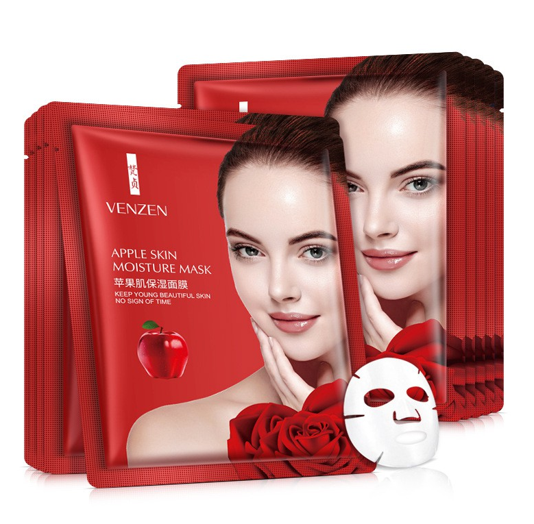 Тканинна маска з екстрактом яблука Venzen Apple Skin