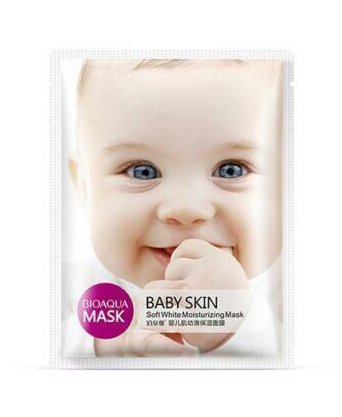 Освіжаюча маска для обличчя з колагеном Bioaqua Baby Skin Fresh Moisturizing Mask