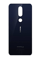 Задняя крышка для Nokia 7.1 Dual Sim TA-1085, синяя, Gloss Midnight Blue, оригинал