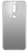 Задня кришка для Nokia 7.1 Dual Sim TA-1085, сіра, Gloss Steel, оригінал