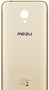 Задня кришка для Meizu М8с M810H, золотиста, оригінал