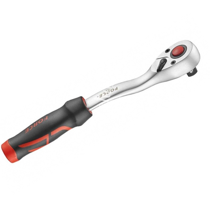 Тріскачка з гумовою ручкою 1/2" (36 зуб.) L=265 мм 802427 F