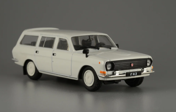 Автолегенди №150 ГАЗ-24-12 "Волга" білий | Колекційна модель 1:43 | DeAgostini