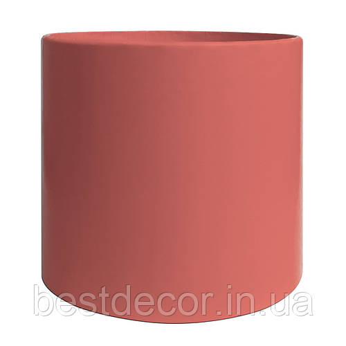 Купить Коробка-тубус для цветов с фальшдном (15 х 15 см) персиковая ...