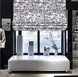 Римська штора тканина з візерунком